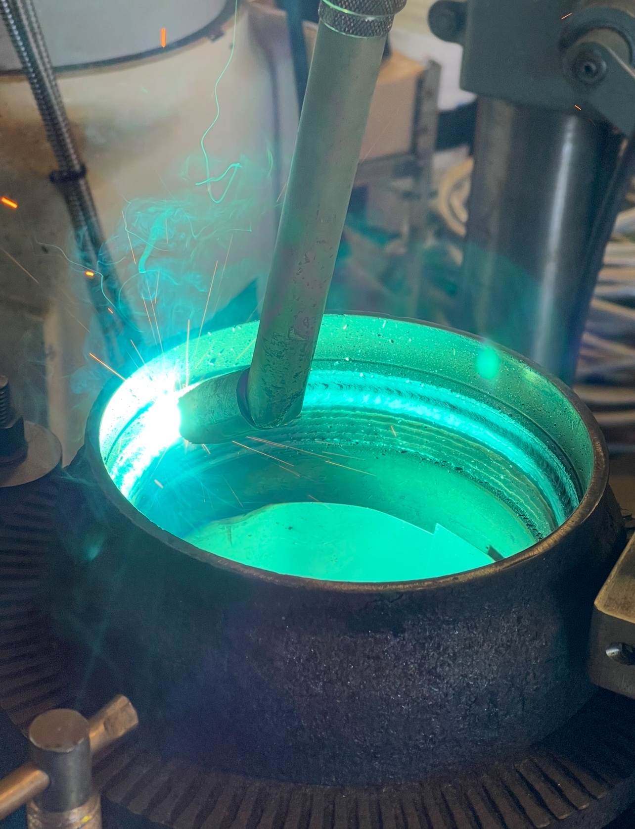 Nickel electrode cast iron repair — The Shop Inc.